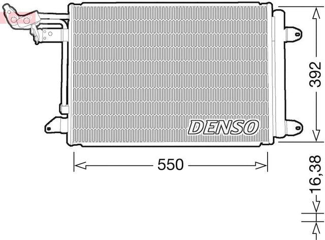 Denso Ac Condenser DCN32032 - image 2