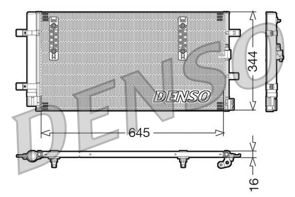 Denso Ac Condenser DCN32060 - image 2