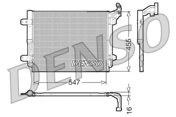 Denso Ac Condenser DCN32062 - image 2