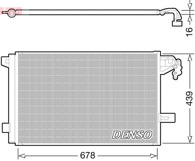 Denso Ac Condenser DCN32063 - image 2