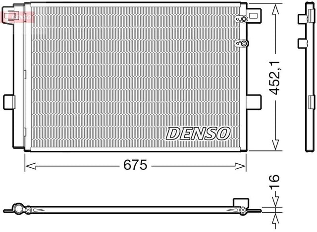 Denso Ac Condenser DCN32065 - image 2