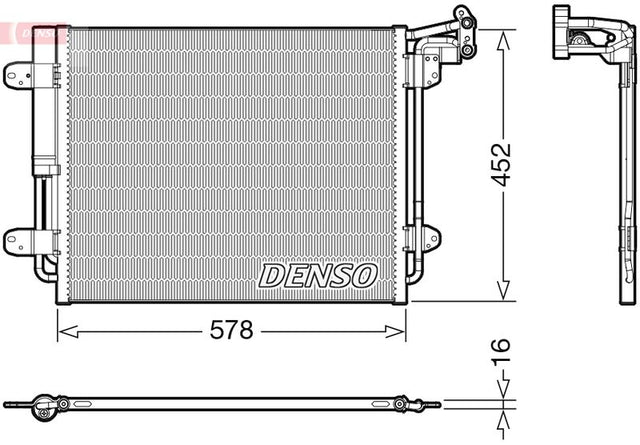 Denso Ac Condenser DCN32067 - image 2