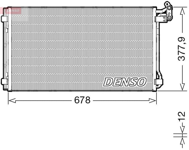 Denso Ac Condenser DCN32068 - image 2