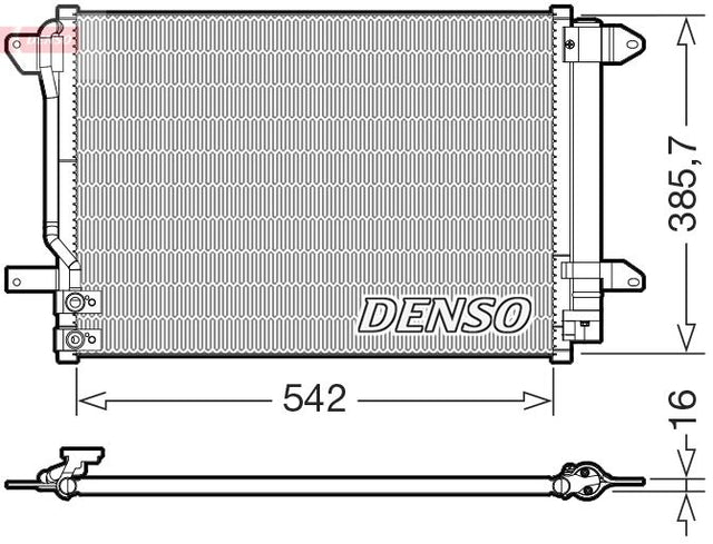 Denso Ac Condenser DCN32072 - image 2