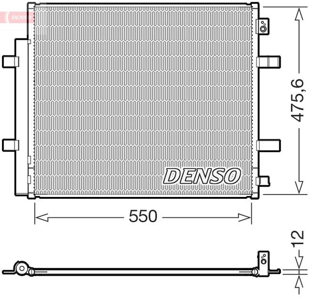 Denso Ac Condenser DCN32073 - image 2