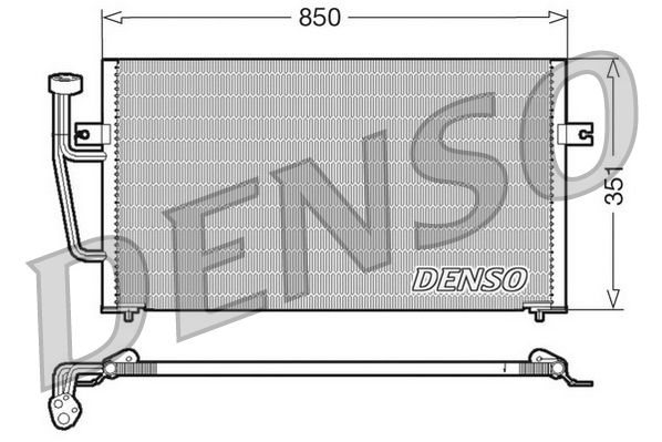 Denso Ac Condenser DCN33007 - image 2