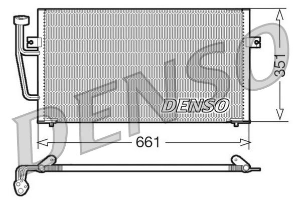 Denso Ac Condenser DCN33008 - image 2