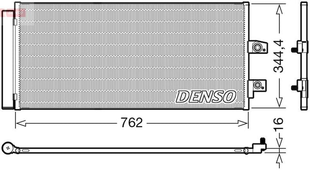 Denso Ac Condenser DCN33016 - image 2