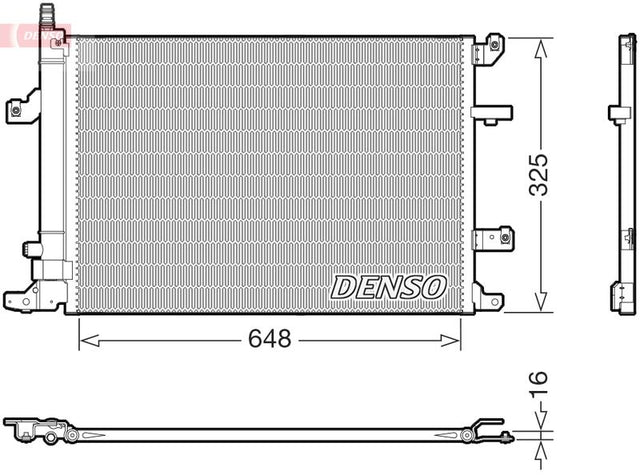 Denso Ac Condenser DCN33017 - image 2