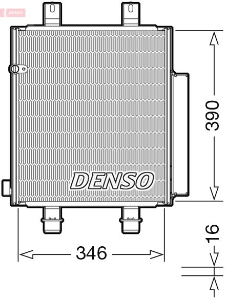 Denso Ac Condenser DCN35004 - image 2