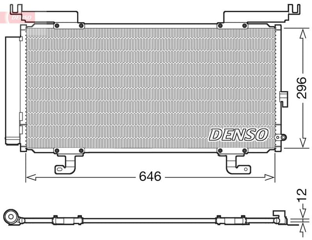 Denso Ac Condenser DCN36004 - image 2