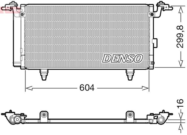 Denso Ac Condenser DCN36005 - image 2
