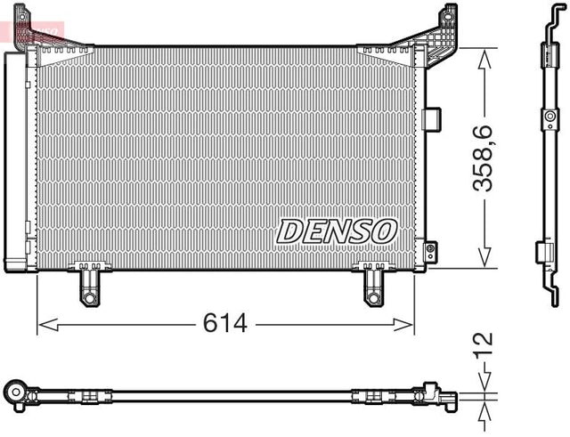 Denso Ac Condenser DCN36007 - image 2
