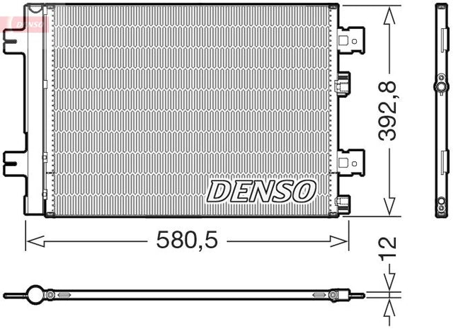 Denso Ac Condenser DCN37005 - image 2