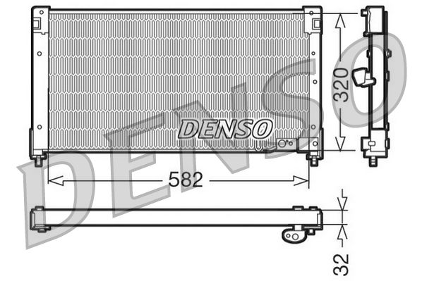 Denso Ac Condenser DCN40001 - image 2