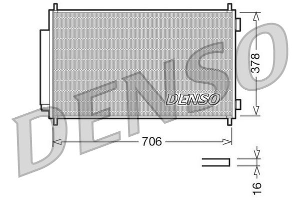 Denso Ac Condenser DCN40002 - image 2
