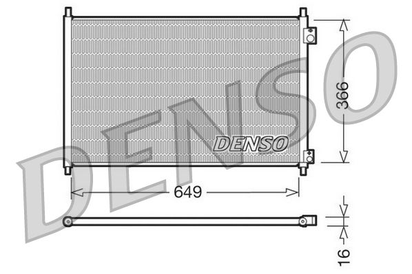 Denso Ac Condenser DCN40006 - image 2