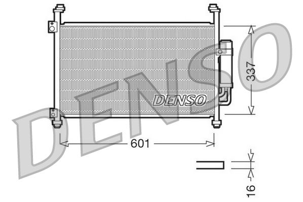 Denso Ac Condenser DCN40007 - image 2