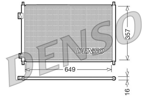 Denso Ac Condenser DCN40008 - image 2