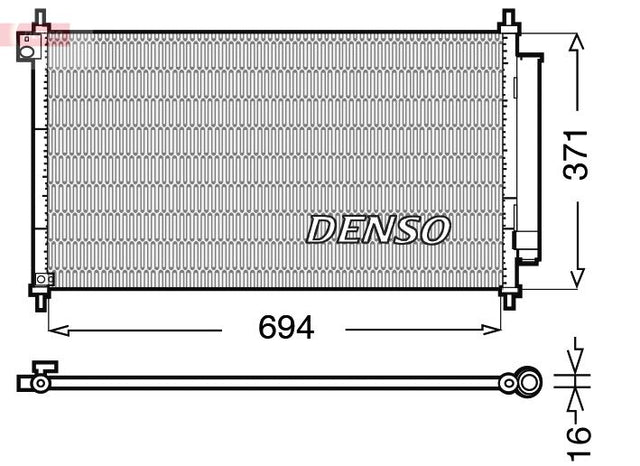 Denso Ac Condenser DCN40012 - image 2