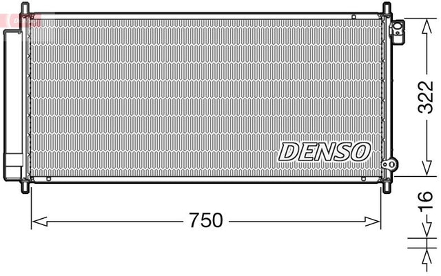 Denso Ac Condenser DCN40017 - image 2