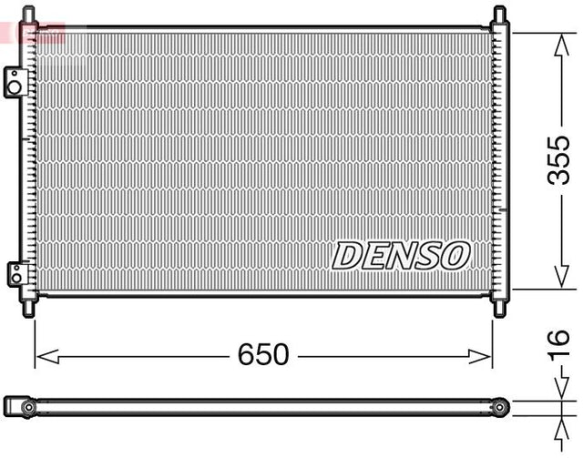 Denso Ac Condenser DCN40018 - image 2