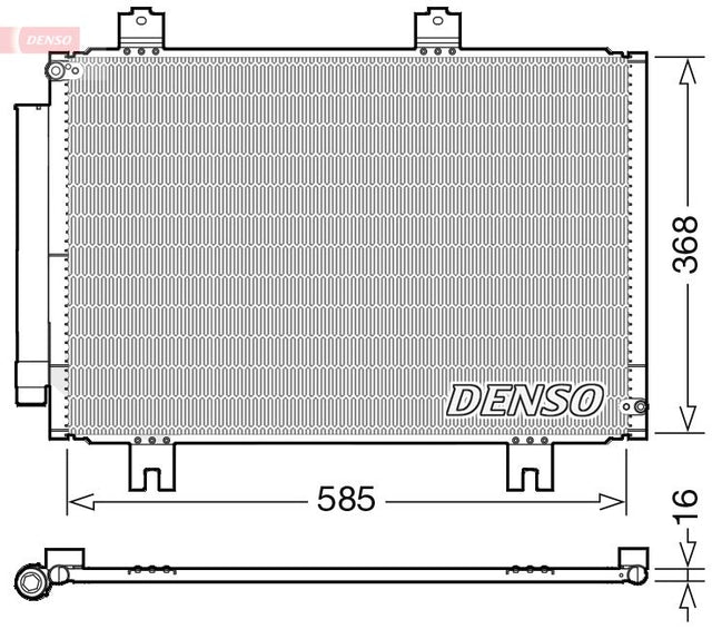 Denso Ac Condenser DCN40020 - image 2