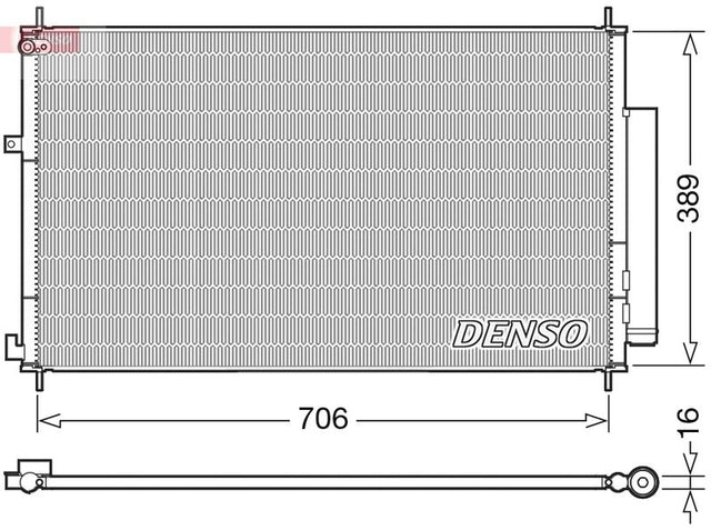 Denso Ac Condenser DCN40024 - image 2