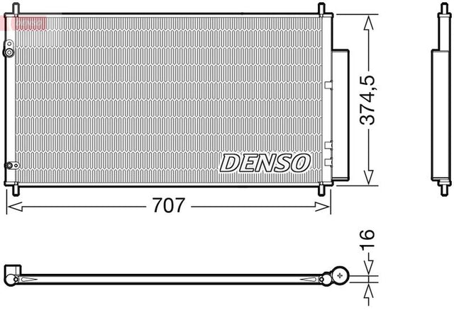 Denso Ac Condenser DCN40025 - image 2