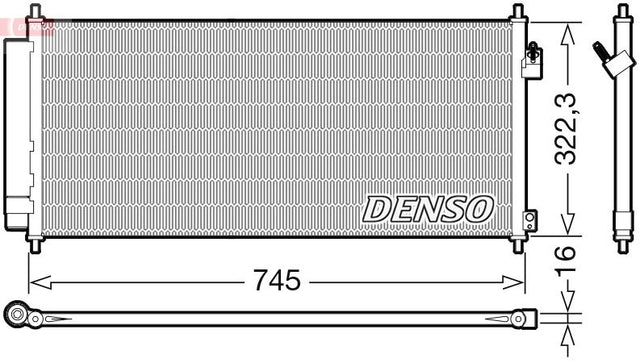 Denso Ac Condenser DCN40026 - image 2