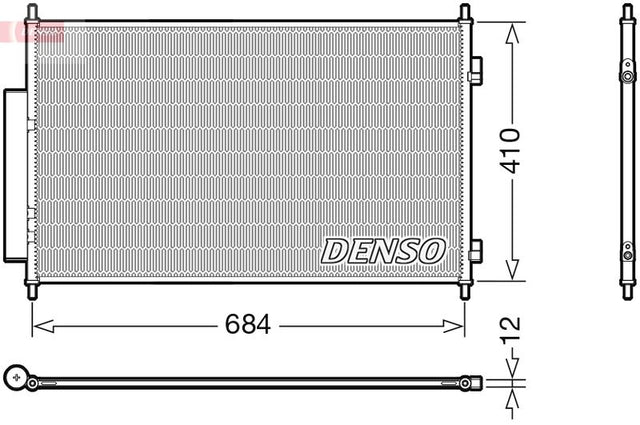 Denso Ac Condenser DCN40027 - image 2