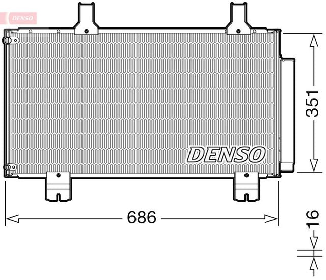Denso Ac Condenser DCN40028 - image 2