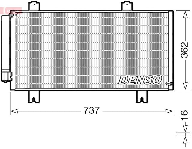 Denso Ac Condenser DCN40029 - image 2