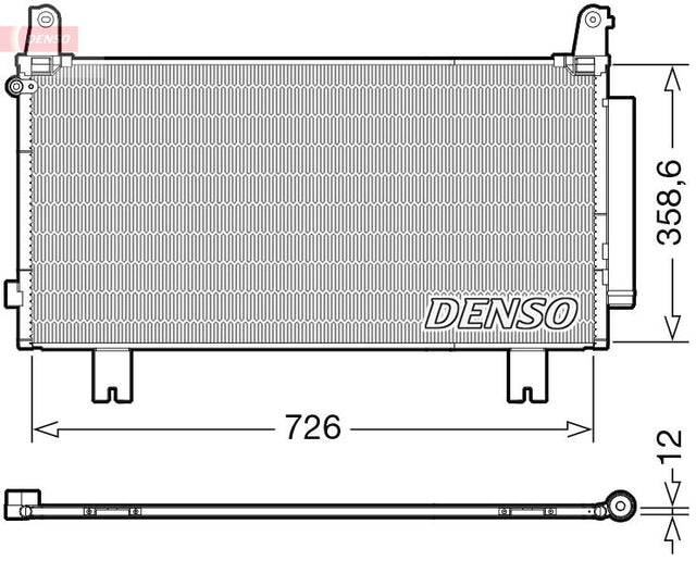 Denso Ac Condenser DCN40032 - image 2