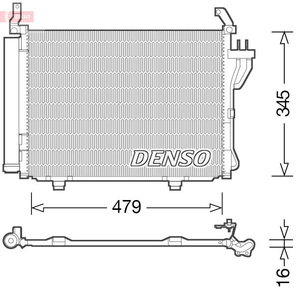Denso Ac Condenser DCN41002 - image 2