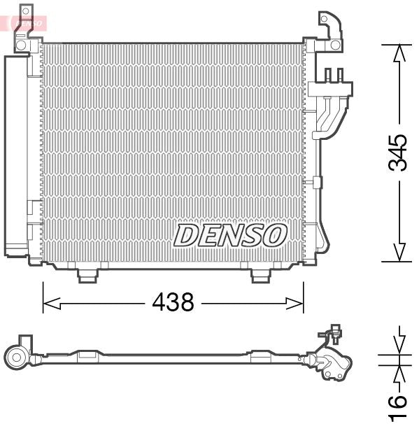 Denso Ac Condenser DCN41003 - image 2