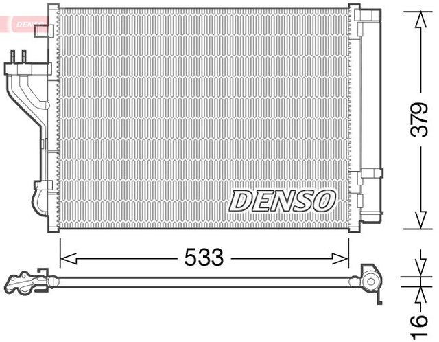 Denso Ac Condenser DCN41004 - image 2