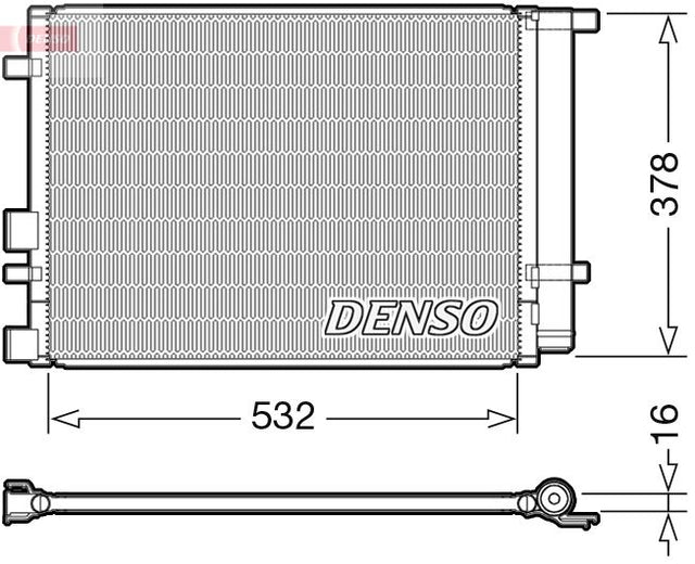 Denso Ac Condenser DCN41005 - image 2