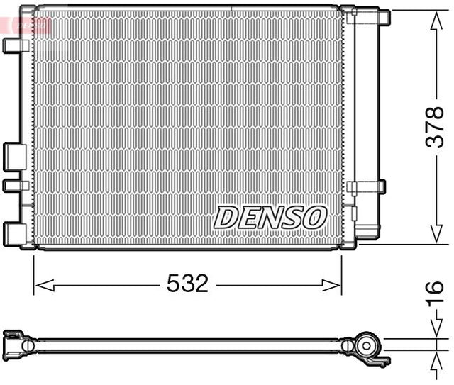 Denso Ac Condenser DCN41006 - image 2