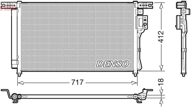 Denso Ac Condenser DCN41008 - image 2