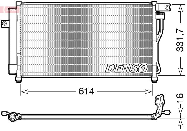 Denso Ac Condenser DCN41009 - image 2