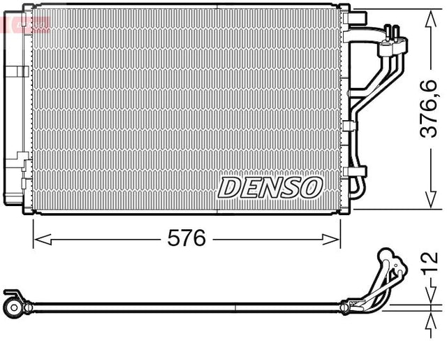 Denso Ac Condenser DCN41010 - image 2