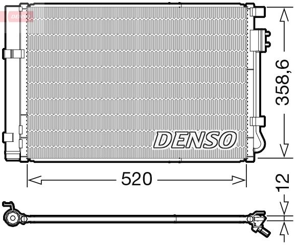Denso Ac Condenser DCN41011 - image 2