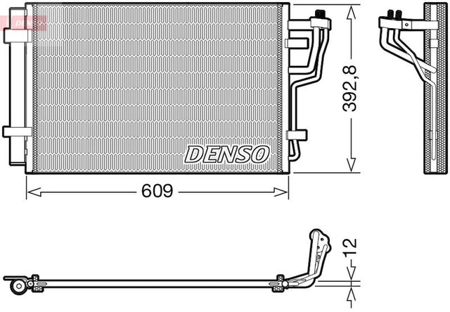 Denso Ac Condenser DCN41013 - image 2