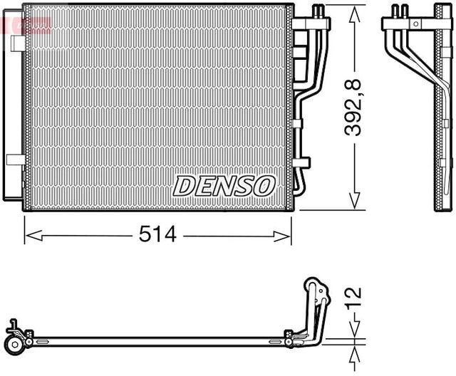 Denso Ac Condenser DCN41014 - image 2