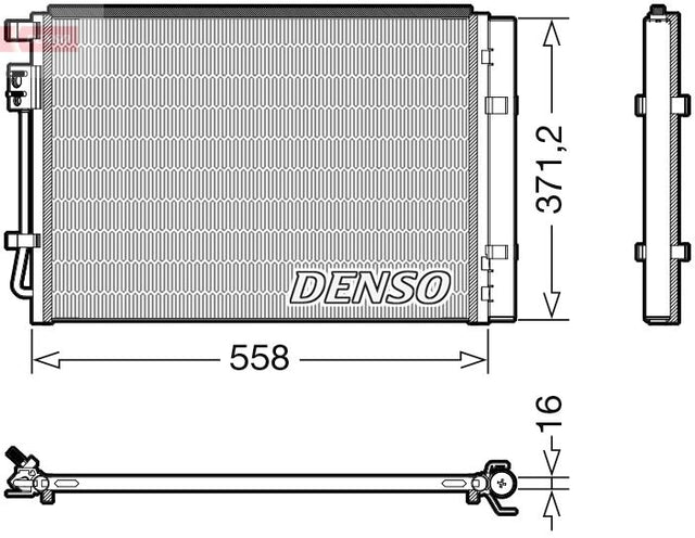 Denso Ac Condenser DCN41015 - image 2