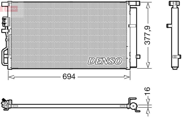 Denso Ac Condenser DCN41019 - image 2