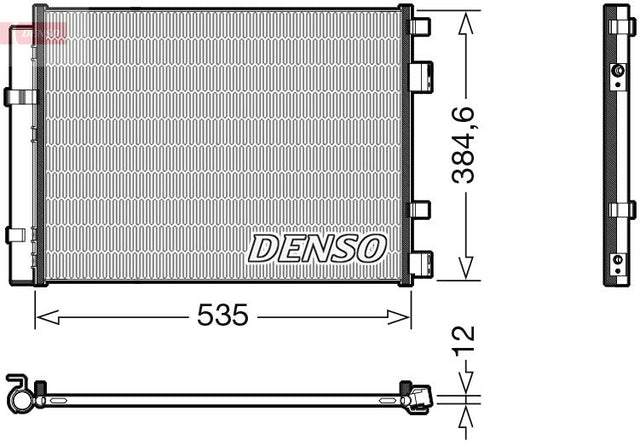 Denso Ac Condenser DCN41020 - image 2