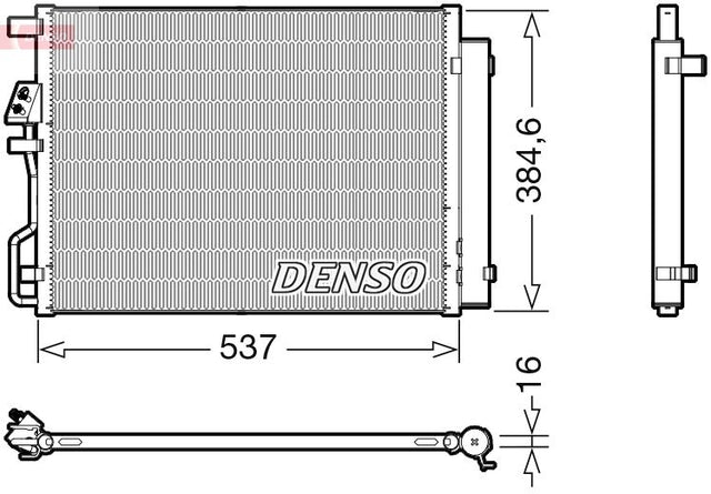 Denso Ac Condenser DCN41021 - image 2