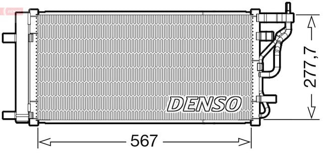 Denso Ac Condenser DCN41024 - image 2